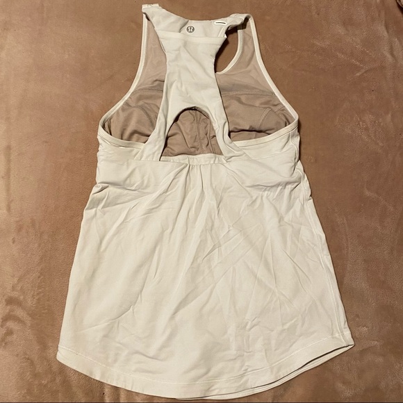 🤍White Lululemon Racerback Tank Top🤍 - Picture 2 of 4